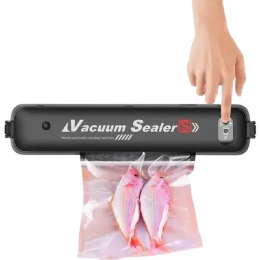 Вакуумний пакувальник продуктів Vacuum Sealer S 26X-252 Чорний