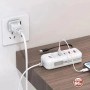 Універсальний зарядний пристрій 66 W з 2 USB-портами, багатофункціональний мережевий адаптер 26X-200