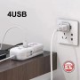 Універсальний зарядний пристрій 66 W з 2 USB-портами, багатофункціональний мережевий адаптер 26X-200