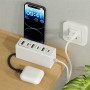 Мережевий зарядний пристрій 120 W з 3 USB і 3 Type-C / Адаптер швидкого заряджання / Універсальний адаптер живлення 26X-203