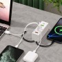 Мережевий зарядний пристрій 120 W з 3 USB і 3 Type-C / Адаптер швидкого заряджання / Універсальний адаптер живлення 26X-203