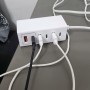 Мережевий зарядний пристрій 120 W з 3 USB і 3 Type-C / Адаптер швидкого заряджання / Універсальний адаптер живлення 26X-203
