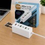 Мережевий зарядний пристрій 120 W з 3 USB і 3 Type-C / Адаптер швидкого заряджання / Універсальний адаптер живлення 26X-203