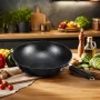 Сковорода Wok 26см 26X-283 антипригарна Чорна