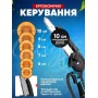 Акумуляторна пила ланцюгова на 8 дюймів V-Tekk + 2 аккумулятори пилка мініпила 3600 об/хв з функцією механічного змащення + кейс