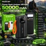 Power Bank Aroimac ARO428 50000 mAh чорний • Портативний зарядний пристрій Aroimac ARO428 зі швидкою зарядкою 22,5W для смартфонів