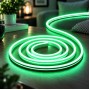 Силиконовая лента от USB 2M / NEON светодиодная лента / Водонепроницаемая лента неон Зеленый