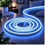 Силиконовая лента от USB 2M / NEON светодиодная лента / Водонепроницаемая лента неон Синий