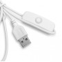 Силиконовая лента от USB 2M / NEON светодиодная лента / Водонепроницаемая лента неон Синий