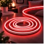 Силиконовая лента от USB 2M / NEON светодиодная лента / Водонепроницаемая лента неон Красный
