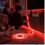 Силиконовая лента от USB 2M / NEON светодиодная лента / Водонепроницаемая лента неон Красный