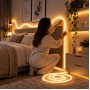 Силиконовая лента от USB 2M / NEON светодиодная лента / Водонепроницаемая лента неон Тёплый белый