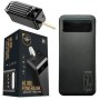 Павер банк Power Bank Power Way 60000 mAh з 4 вбудованими кабелями Чорний (1000-TX-60Q)