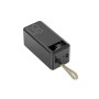 Павербанк підвищеної ємності з ліхтариком і дротами Powerbank TX-80 Torima 80000 mAh