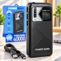 Повербанк 40000mAh, LED-дисплей, 3 USB, А 14, Чорний / Павербанк / Зовнішній акумулятор / Повербанк для телефону / Power Bank