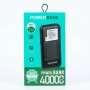 Повербанк 40000mAh, LED-дисплей, 3 USB, А 13, Чорний / Павербанк / Power Bank / Зовнішній акумулятор