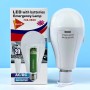 Аварійна LED лампа з акумулятором FAE-3920 E27 20 Вт 6500K 5000 мА·год, автономна лампочка при відключенні світла