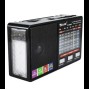 Радиоприёмник с фонариком FM USB MicroSD Golon RX-8866BT с Bluetooth на аккумуляторе Черный