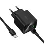 Сетевое зарядное устройство HOCO CS81A, С кабелем Type-C Черный