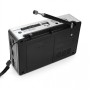Радиоприёмник с фонариком FM USB MicroSD Golon RX-8866BT с Bluetooth на аккумуляторе Серый