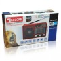 Радиоприёмник с фонариком FM USB MicroSD Golon RX-8866BT с Bluetooth на аккумуляторе Серый