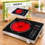 Инфракрасная плита 3500Вт, minMAX MN-7038, Черная / Настольная электрическая плита / Электроплита на одну конфорку