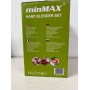 Блендер заглибний 4 в 1, 1200 Вт, турборежим, з насадками, minMAX MML-318, Чорний/Рожевий блендер/Смічувач/Венчик