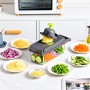 Універсальна овочерізка-мультислайсер Nicer Dicer 1857 з контейнером і змінними насадками для нарізування кубиками, скибочками
