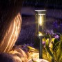 Солнечный садовый светильник, IP65 / Автоматический фонарь для сада, 800mAh теплый свет