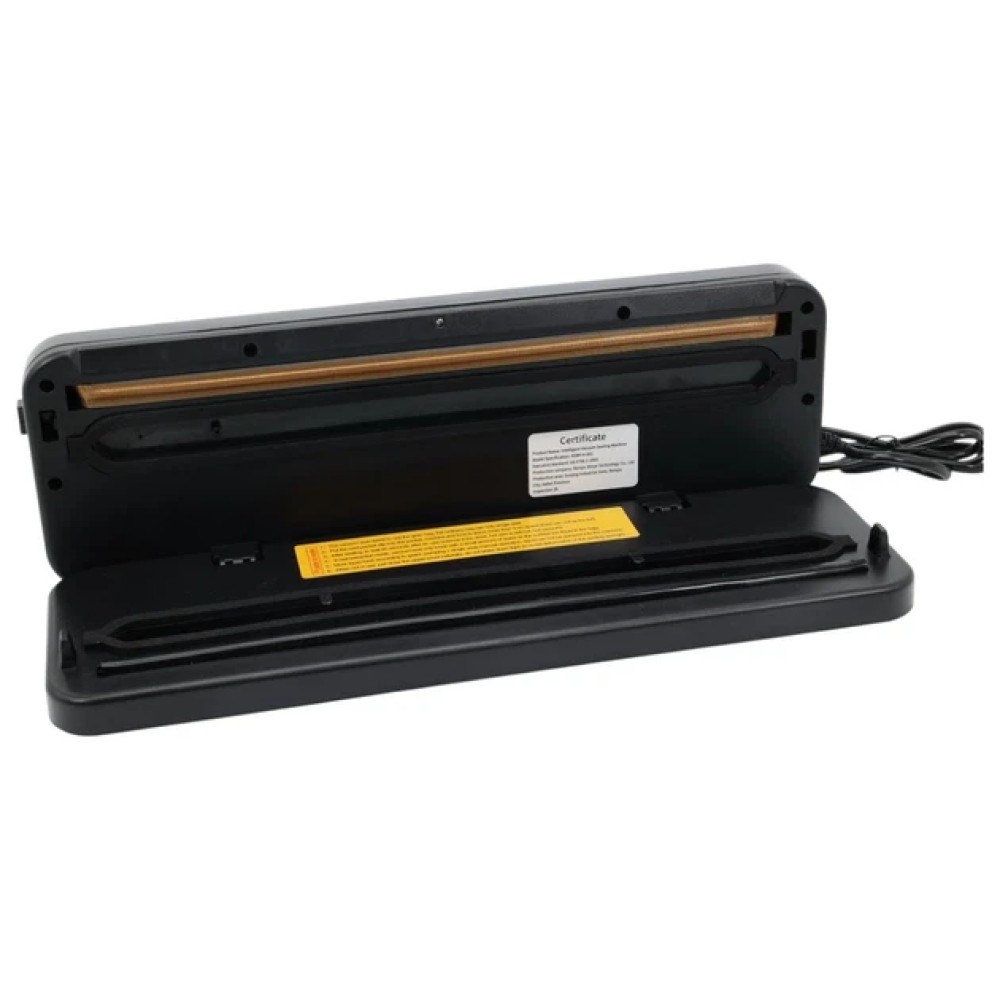 Вакууматор для продуктов Vacuum Sealer 384VC 120 Вт 65 кПа со встроенным ножом, автоматический вакуумный упаковщик для сухих