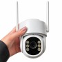 Wi-Fi камера видеонаблюдения с солнечной панелью, PTZ, 822X, Белый / Вайфай камера / Видеокамера для дома / Камера наблюдения
