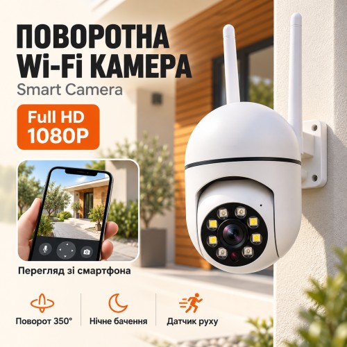 Поворотна погодозахисна IP WiFi-камера Модель15 Cloud storage