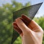 Москитная сетка на окна с магнитным креплением, 130х120 см, Черный / Антимоскитная сетка / Сетка на окна