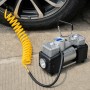 Автомобільний компресор двоциліндровий із набором для ремонту шин у кейсі, Чорний/ Автокомпресор/Нас автомобільний