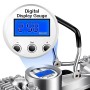 Автомобільний компресор двоциліндровий із набором для ремонту шин у кейсі, Чорний/ Автокомпресор/Нас автомобільний