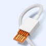 Мережевий зарядний пристрій з кабелем (1м) USB-TYPE C, 67W, Білий D6000 / Адаптер зі швидкою зарядкою / Зарядка для телефона