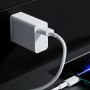 Мережевий зарядний пристрій з кабелем (1м) USB-TYPE C, 67W, Білий D6000 / Адаптер зі швидкою зарядкою / Зарядка для телефона