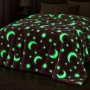 Плед із зірками, що світяться в темряві HMD Magic Luminous 120×150 см, рожевий