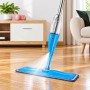 Швабра з розпилювачем Spray Mop для миття підлоги з резервуаром 350 мл та насадкою з мікрофібри, синя
