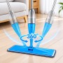 Швабра з розпилювачем Spray Mop для миття підлоги з резервуаром 350 мл та насадкою з мікрофібри, синя