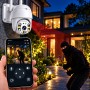 Вулична Wifi камера відеоспостереження 4 Мп, Full HD, A6/Поворотнаip камера/Вайфай камера відеоспостереження