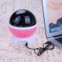 Нічник проектор зоряного неба XL-616 10х10см з USB, Star Master, Рожевий / Нічник Зоряне небо у формі кулі