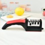 Точилка для ножів Sharpener RS-168 NJ-523, Чорний / Кухонна механічна точилка / Ножеточка