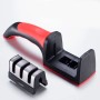 Точилка для ножів Sharpener RS-168 NJ-523, Чорний / Кухонна механічна точилка / Ножеточка