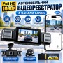 Автомобільний відеореєстратор 4/3-канальний Full HD 1080P, з поворотними камерами 360°, екраном і підтримкою карти пам'яті до 128