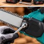 Акумуляторна ланцюгова пила Electric SAW 40-8 48 В із шиною 16 дюймів, двома акумуляторами та двома зарядними пристроями