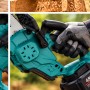 Акумуляторна ланцюгова пила Electric SAW 40-8 48 В із шиною 16 дюймів, двома акумуляторами та двома зарядними пристроями