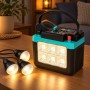 Ліхтар з колонкою GDLITE GD-9008 MUSIC Bluetooth FM PD 20W 3 лампи