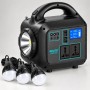 Зарядна станція GDLITE GD-9001 PRO, 220 В, 150 Вт, LiFePO4, 3 лампи