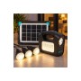Ліхтар LED GDLITE (GD-3PRO) (Сон. панель 5V/4W; акум-LiFePO4 3,2V/5Ah; 3 лампы LED)
